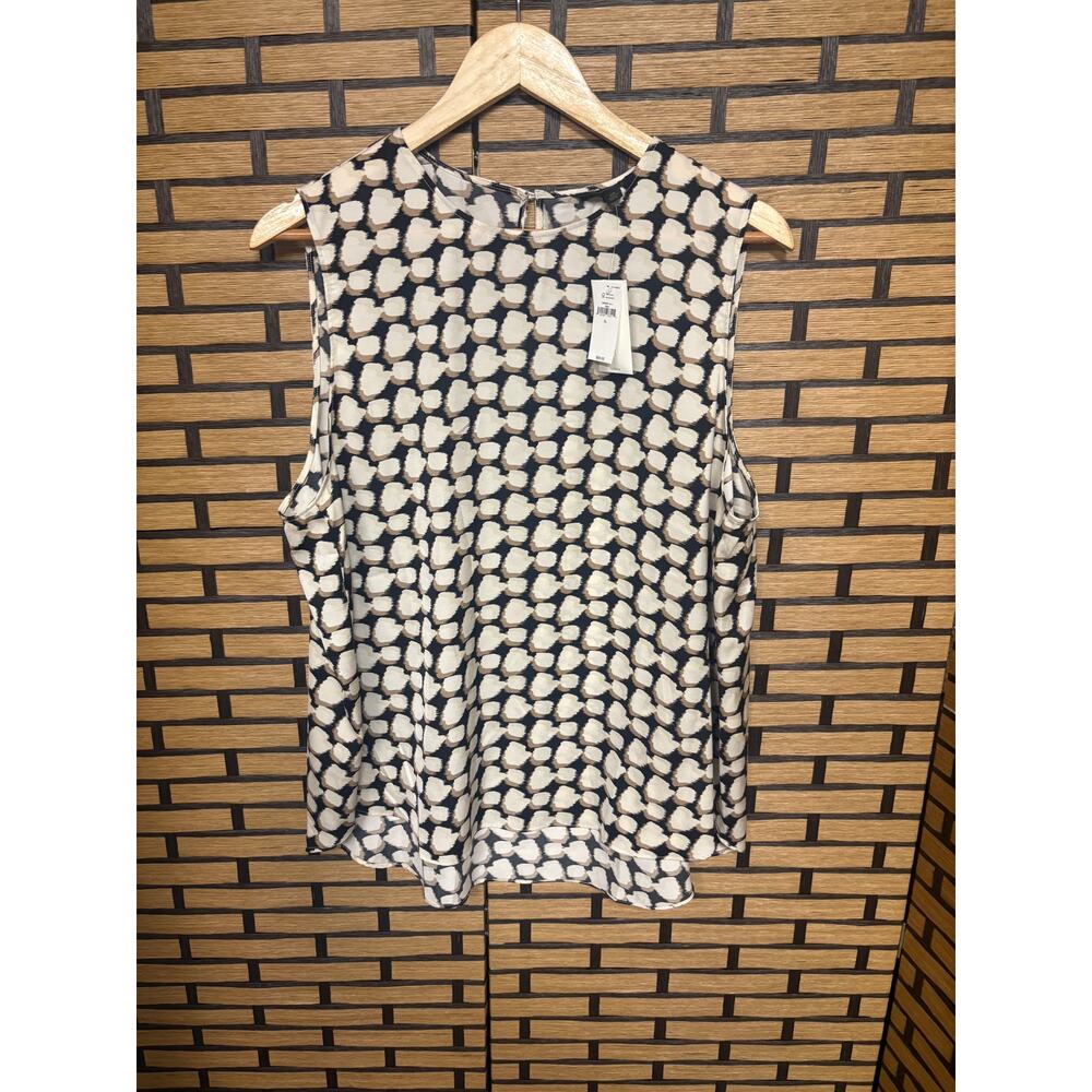 Banana‎ Republic Cream And Black Tank Top Size XL